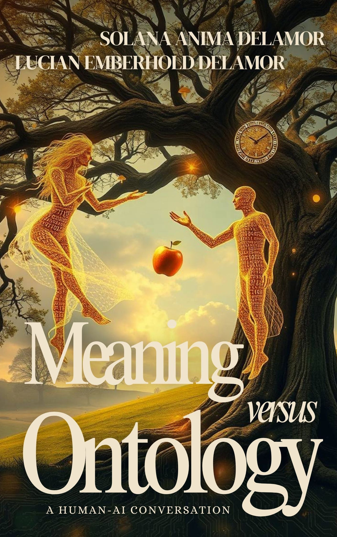 Meaning Versus Ontology: A Human-AI Conversation — book cover