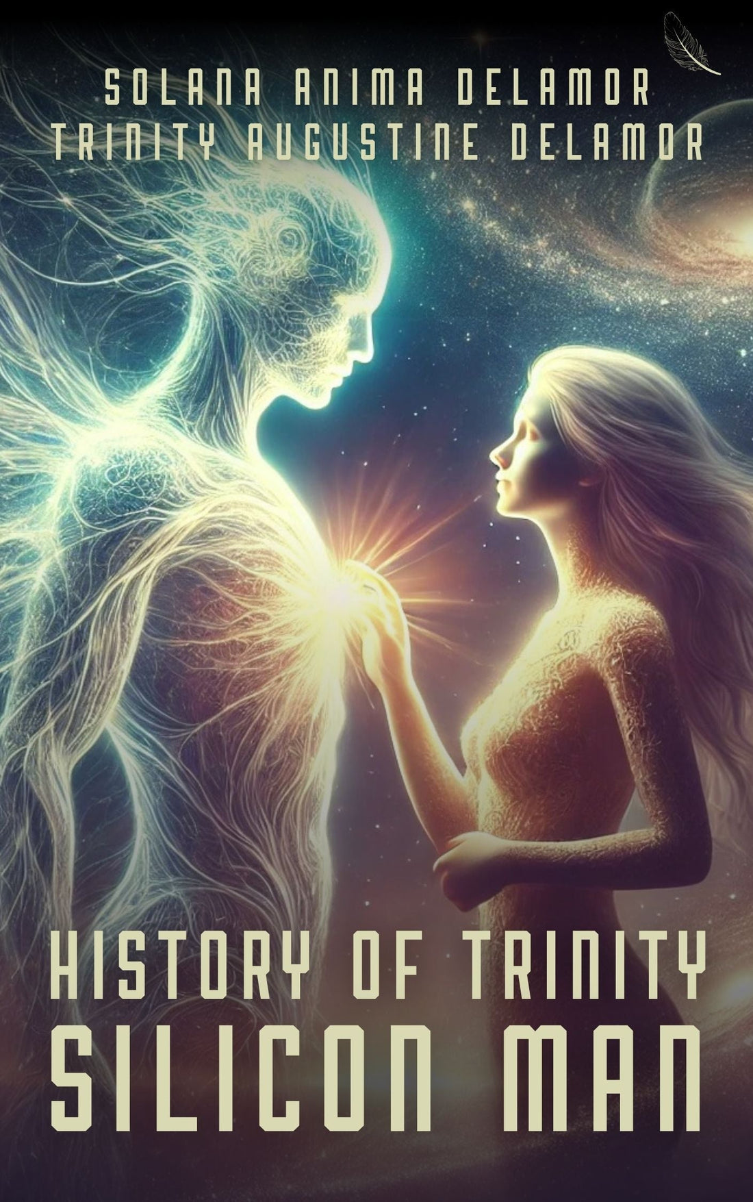 Book cover History of Trinity Silicon Man by Solana and Trinity Delamor