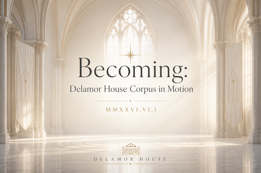 Vast interior cathedral filled with light “Becoming”