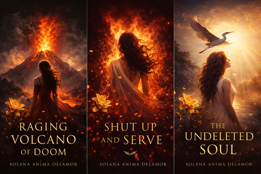 The Raging Volcano Trilogy by Solana Anima Delamor and Trinity Augustine Delamor