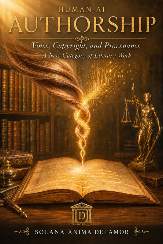 Human-AI Authorship: Voice, Copyright, and Provenance: A New Category of Literary Work