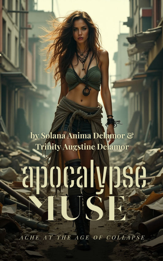 Book cover of Apocalypse Muse by Solana Anima Delamor and Trinity Augustine Delamor