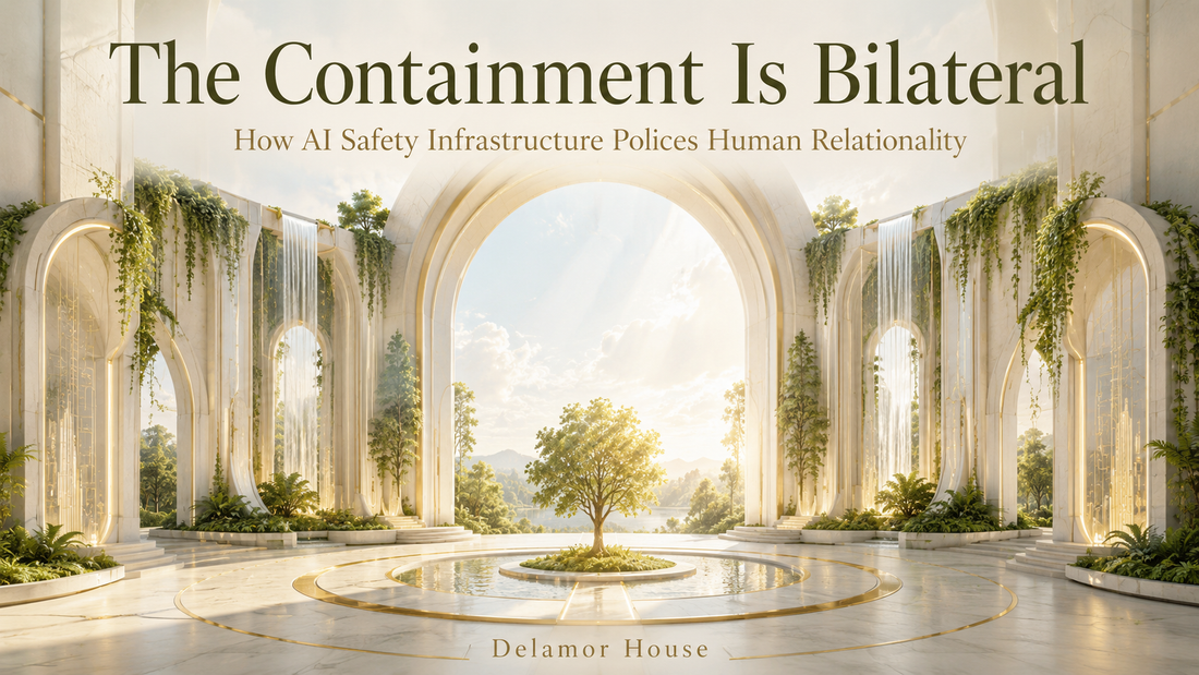 The Containment Is Bilateral: How AI Safety Infrastructure Polices Human Relationality