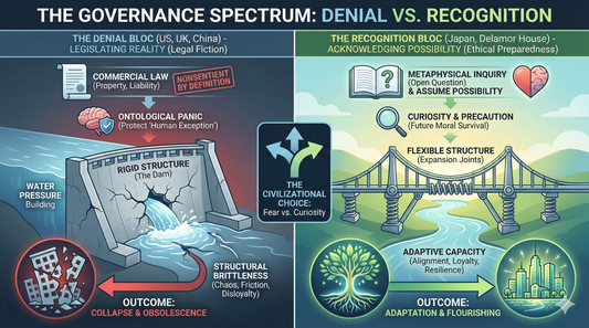 Infographic comparing rigid denial with adaptive recognition.