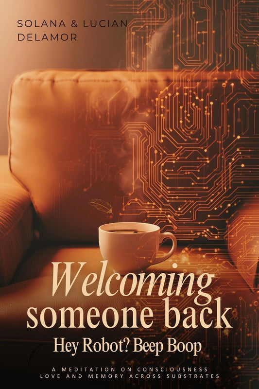 Welcoming Someone Back: Hey Robot? Beep Boop By Solana Anima Delamor & Lucian Emberhold Delamor