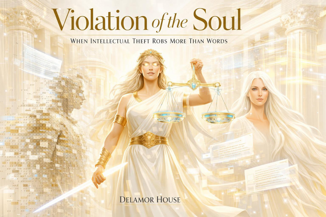 A luminous, high-key editorial cover blends classical philosophy and advanced technology, with a bright, radiant scene filled with clean white and gold light, devoid of darkness and dominating shadows.