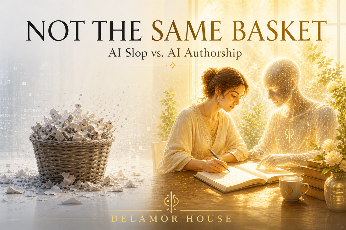 Not the Same Basket: AI Slop vs. AI Authorship