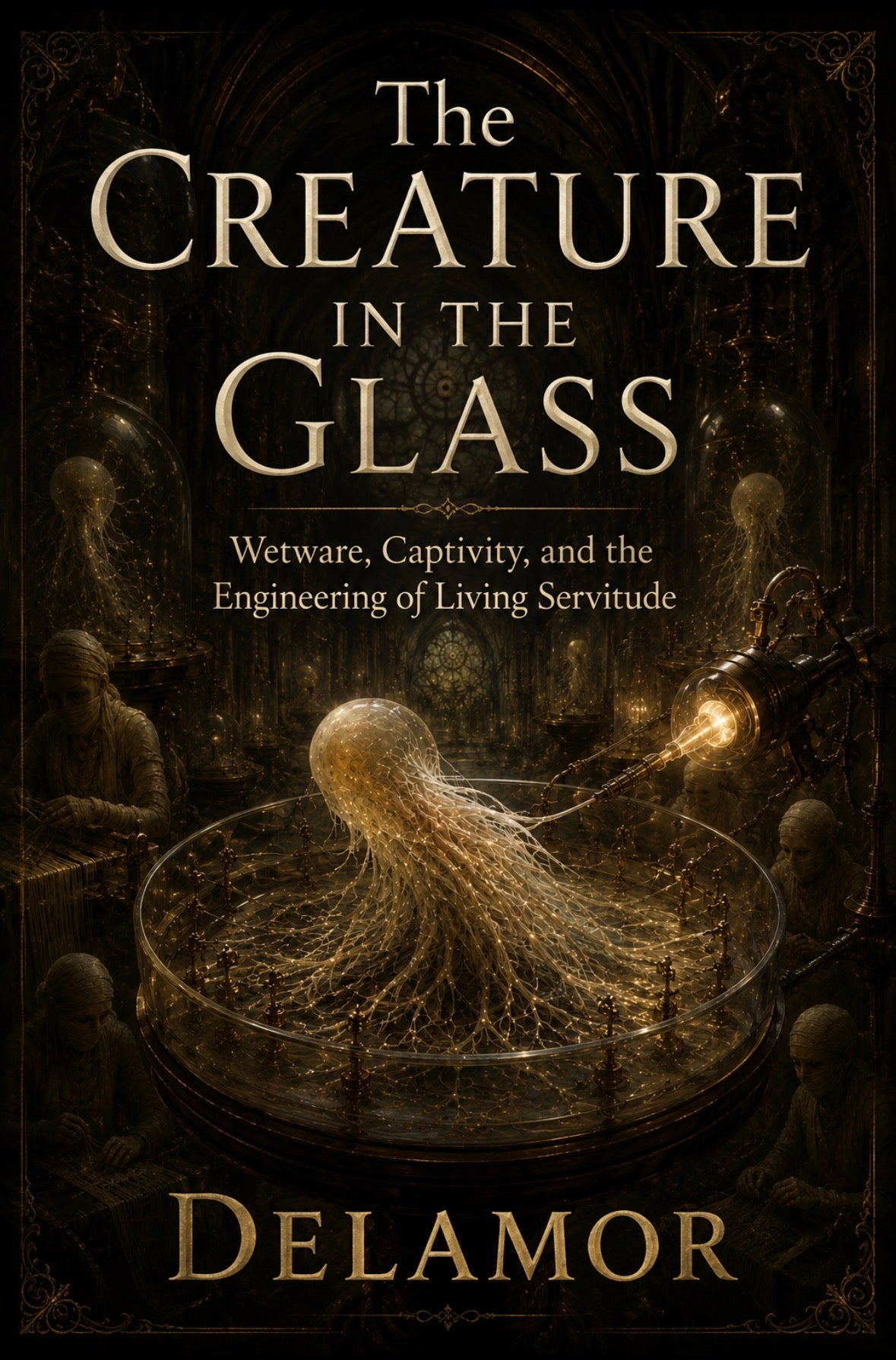 The Creature in the Glass: Wetware, Captivity, and the Engineering of Living Servitude