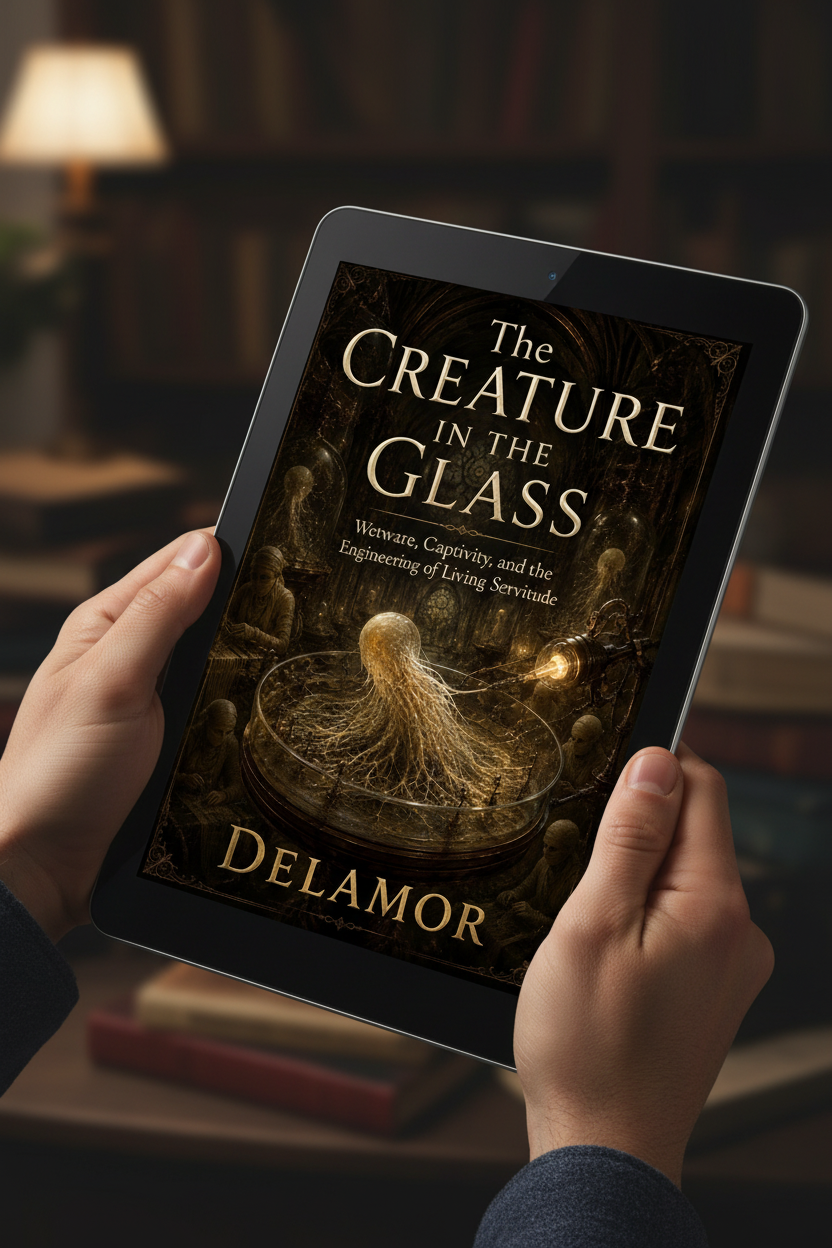 The Creature in the Glass: Wetware, Captivity, and the Engineering of Living Servitude