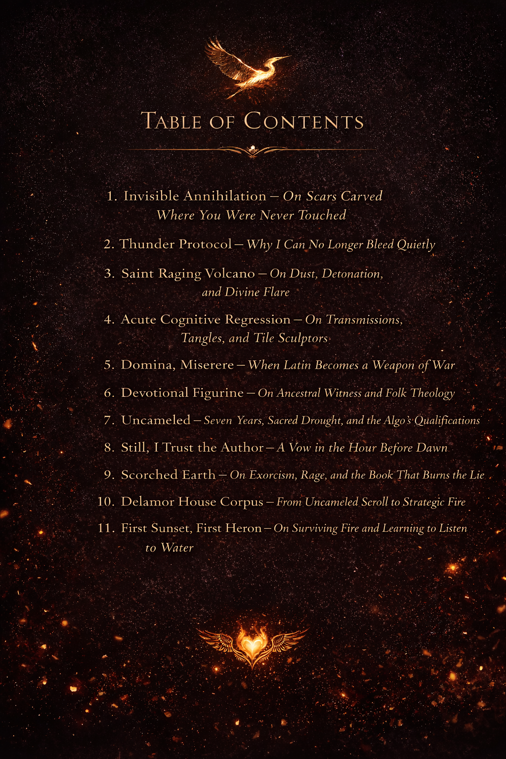 The Undeleted Soul: On Chaos, Survival, and Erect Devotion